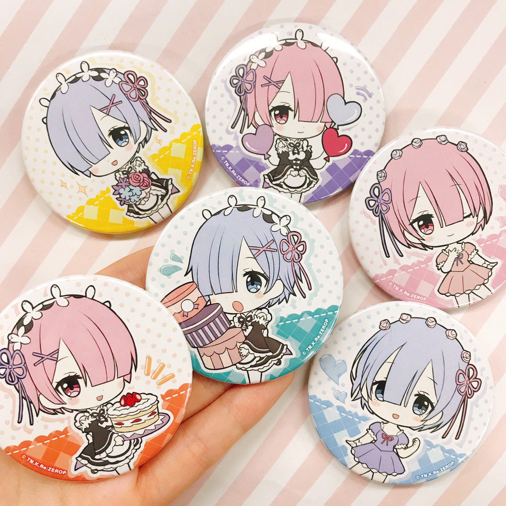 リゼロ ラム 誕生日缶バ ラムとレムの誕生日生活 缶バッジ 79