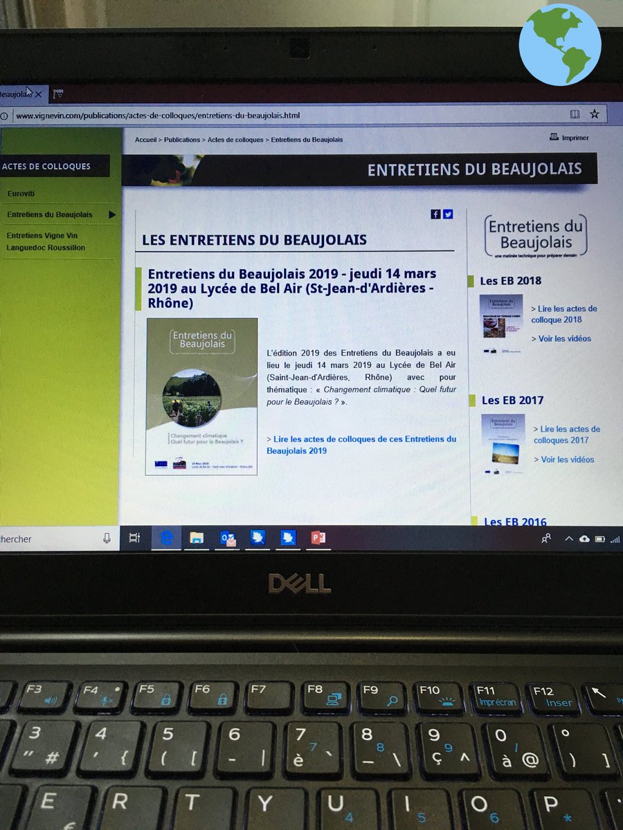 Les actes des 28emes Entretiens du #beaujolais sont désormais uniquement en version électronique sur vignevin.com <a href="/vignevinfrance/">IFV</a> <a href="/SicarexBjls/">Sicarex Beaujolais</a>
