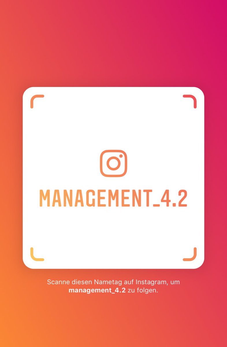 CMKoffnit's tweet photo. Scanne diesen Nametag um ⁦@carogarbe1⁩ und mir auf Instagram zu folgen... #managementfortwo #sharedleadership #deutschebahn #dbnetz https://t.co/fhgXpYrUyl