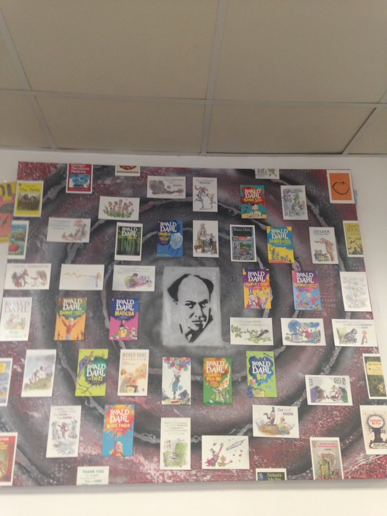 Cool art work just displayed in ES library! #istafricalearns