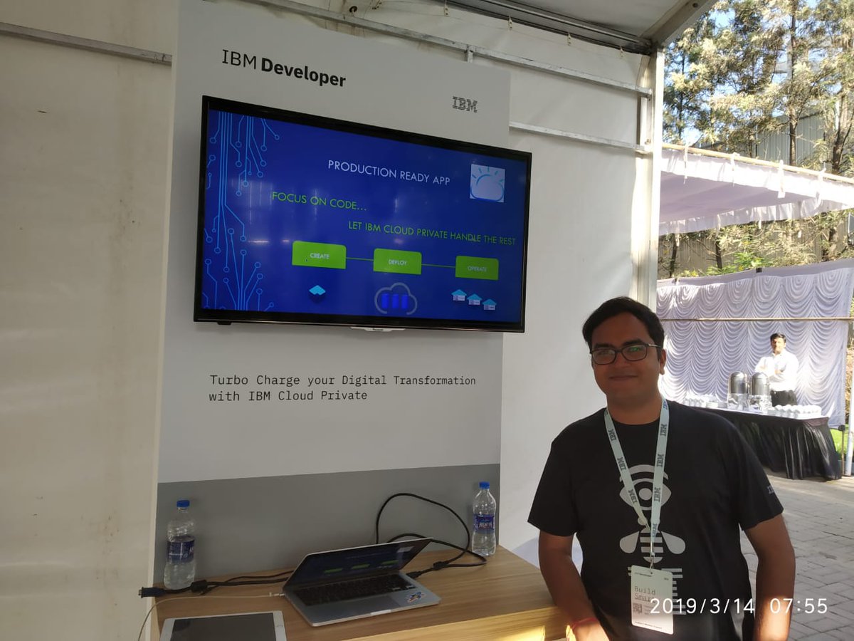 pareshanIndian's tweet photo. Putting smart to work! #IBMISDL #IBMDevDay @pradipta_kr https://t.co/jOHEzA775Z