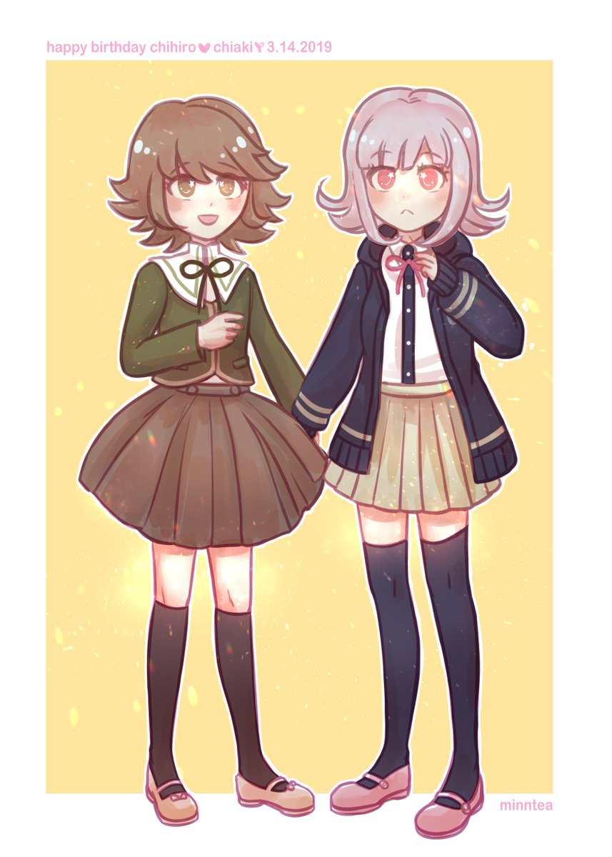 Minntea Happy Birthday To My Two Cutiepis Chihiro My First Dr Fave And Chiaki 3 14 不二咲千尋生誕祭19 七海千秋生誕祭19 T Co Ic7kpcdack