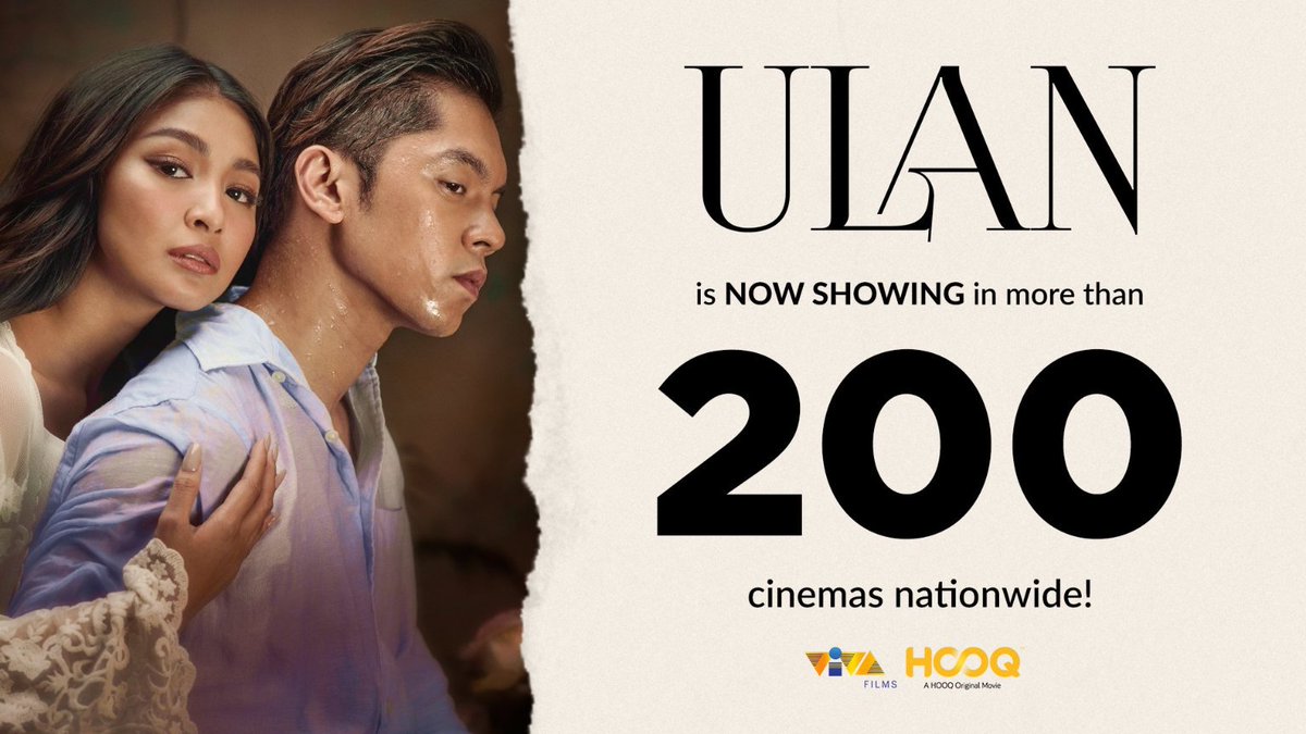 ramonbayron's tweet photo. @VIVA_Films #UlanMovie
#IreneVillamor
#NadineLustre
#CarloAquino #MarcoGumabao
@VIVA_Films #N2Productions
@hooq_ph #HOOQOriginalMovie
#ULANNowShowing Day 2
Cinemas Up @ 200+ Showing Nationwide
photo via @VIVA_Films https://t.co/z6fhv53trO