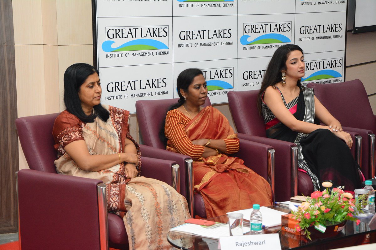 GreatLakes_MBA's tweet photo. The theme for this year’s SWIM conference of 2019 is – “Women Empowerment is a reality today. But the question is: Is this enough?”.#gliq #SWIM2019 #successfulwomen #womenempowerment #girlpower #celebrationofwomen https://t.co/nzDdGO86ZZ