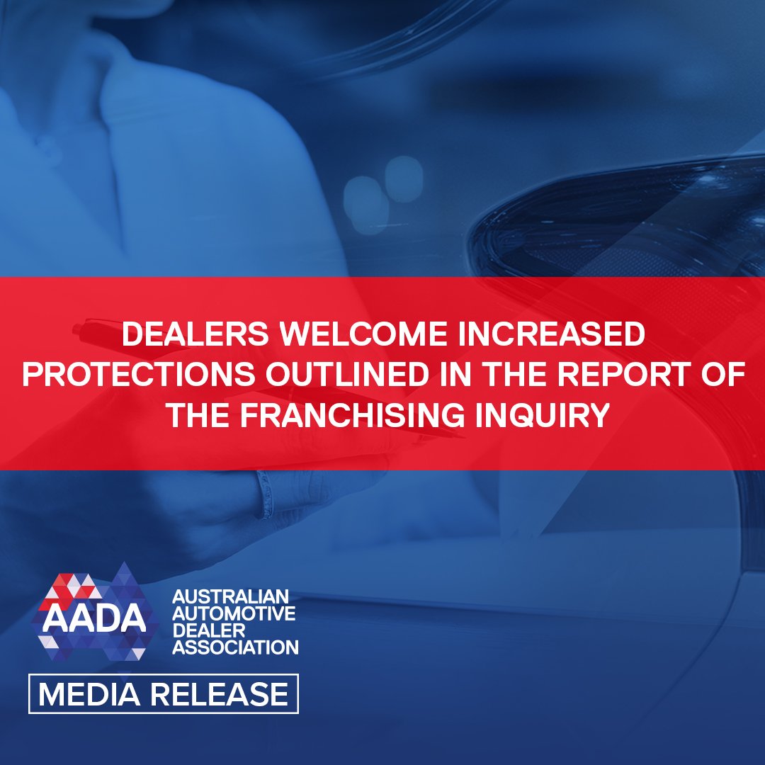 AADA_ASN's tweet photo. The @AADA_ASN welcomes calls for increased protections for Dealers contained in the report from the Parliamentary Inquiry into #Franchising.
Read more: https://t.co/tfhO1MoWM5
#AusPol #Franchising #AutoDealerships #AutomotiveCode https://t.co/zsJS6DMEhX