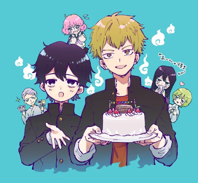 そんなぶきやま先生が過去に書いてくれた井戸端のイラスト!何度見ても可愛すぎて 