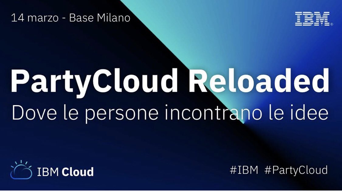 mbellini3's tweet photo. A tra poco al #PartyCloud #IBM vedremo come si arriva a costruire una #IntelligenzaUrbana con #IoT, #Cloud,  #CognitiveBuilding e #DesignThinking alla #MilanoDigitalWeek @AndreaBoccotti @v_carullo @lellosca87 #DavideFazzone #MarcoMorganti @LTausel >> https://t.co/t1ybxhgDf7 https://t.co/CgwYSbibQw