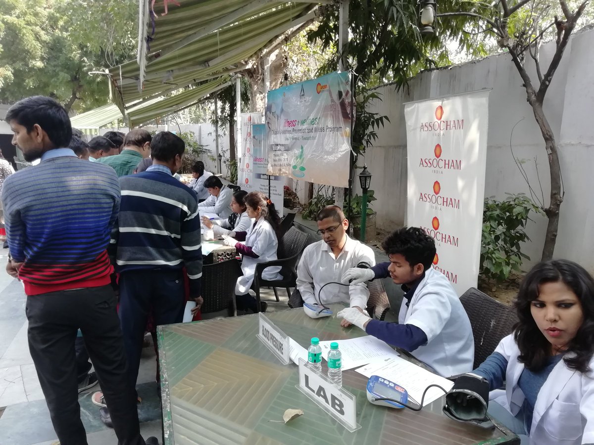 #unhealthy diet & low physical activities are leading causes for #diabetes & #lifestylediseases. @ASSOCHAM4India #illnesstowellness #healthcamp at Pressclub of India, Delhi,Thur, 14 march. @anilrajput0701 @Ravi1980Love @MoHFW_INDIA @ibhushan @drdineshias @BKGoenka @N_Hiranandani