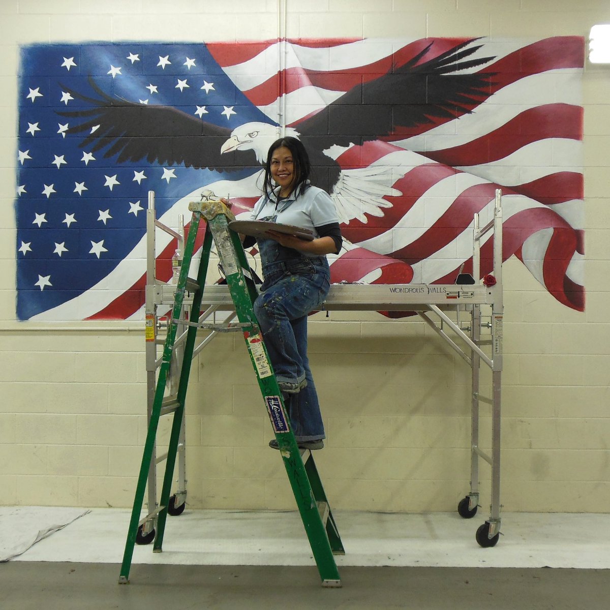 WondrousWalls's tweet photo. My mural progression...now it's time for detail ❤🎨😀 #artistatwork #mural #progression at the Navesink Hook& Ladder Co #ladder91 #decorativepainting
.
.
.
#art #artwork #artist #muralist #redbanknj #njartist #ArtistOnTwitter #wondrouswalls https://t.co/KV32b5V7j1