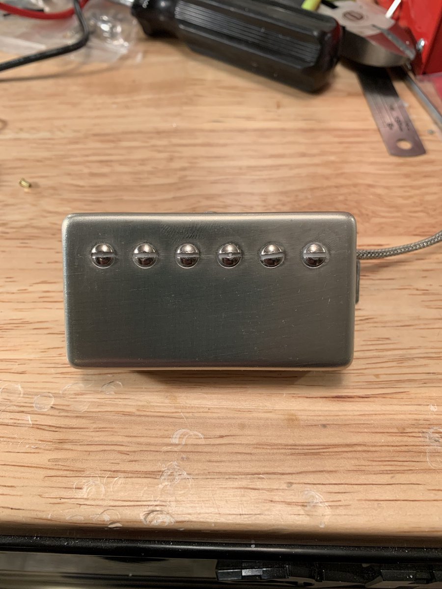 longhouseco's tweet image. The Fat Boy 57 Humbucker is our flagship PAF style humbucker hotter output than a traditional PAF bit all the tone and then some #pickups #PAF #guitars #longhouseco