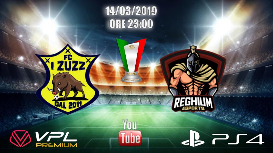 FcZuzz's tweet photo. VPL Premium - Coppa Italia
#FcZuzz
#REGHIUMESPORTS
#VPLitaly
#VPLpremium
#ProClubs
Seguici live, stasera alle 23:00 su:
https://t.co/Rv1foPMhua … … …
#gozuzz https://t.co/NWipGutTO2