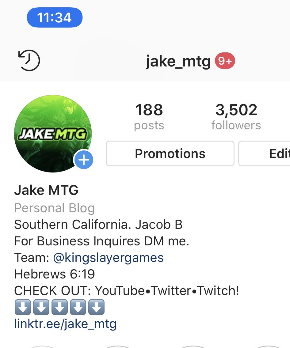 JakeMTG's tweet photo. I can’t believe we already hit 3,500 followers on Instagram. Thank you guys for all the support! Once I find tuned my deck for the #CCCCup I’ll be posting our gameplays against the other team! Can anyone guess what tribe our team is going to be playing in Standard? #mtg #mtgarena https://t.co/oqu4UumYlW