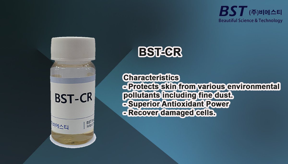 BSTkorea's tweet photo. Looking for #Fine #Dust #Blocker #korea?Protects skin from various environmental pollutants including fine dust.
- Superior Antioxidant Power- Recover damaged cells. https://t.co/i1URuKHSYO