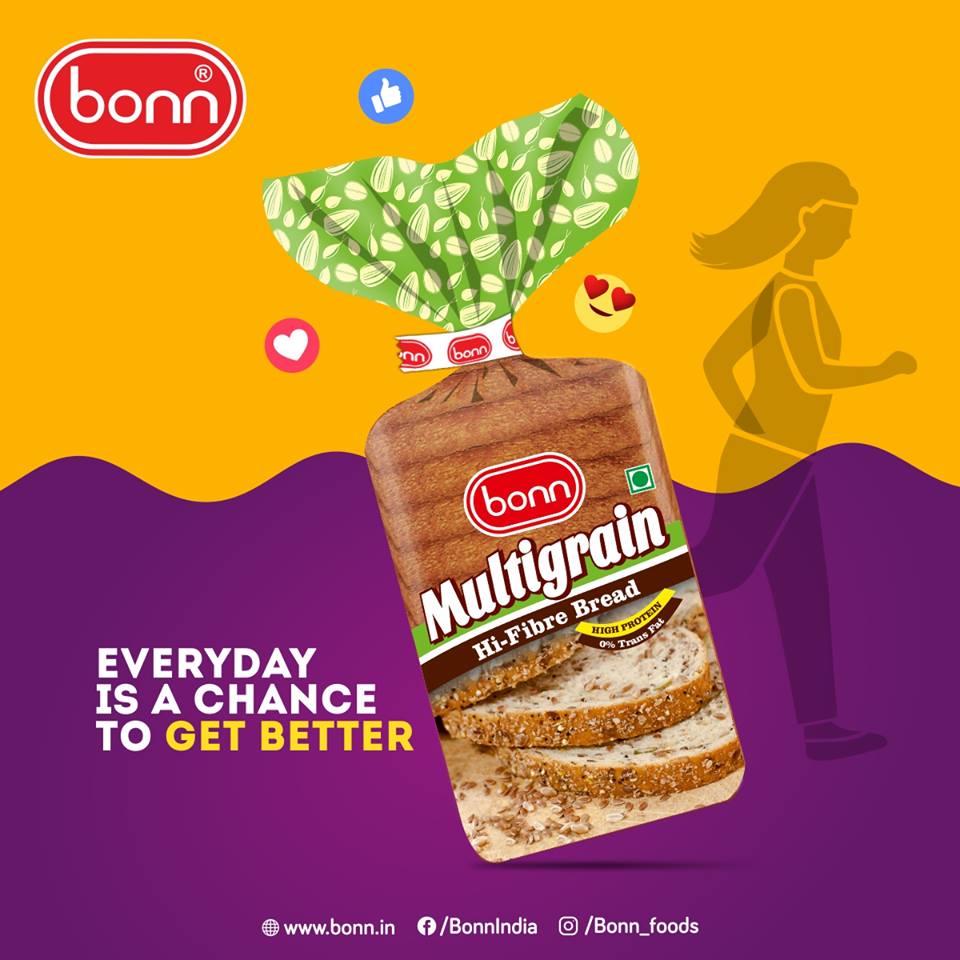Bonnfoods's tweet photo. Bonn Multigrain Hi-fibre bread is also rich in protein, B vitamins and many other nutrients that help to lower blood pressure, reduce gum disease, strengthen the immune system and control weight.
https://t.co/l1guUjFwQJ
#MultigrainBread #HealtyBread #HealthyLife #HealthyIndia https://t.co/qy4PkbZYN4