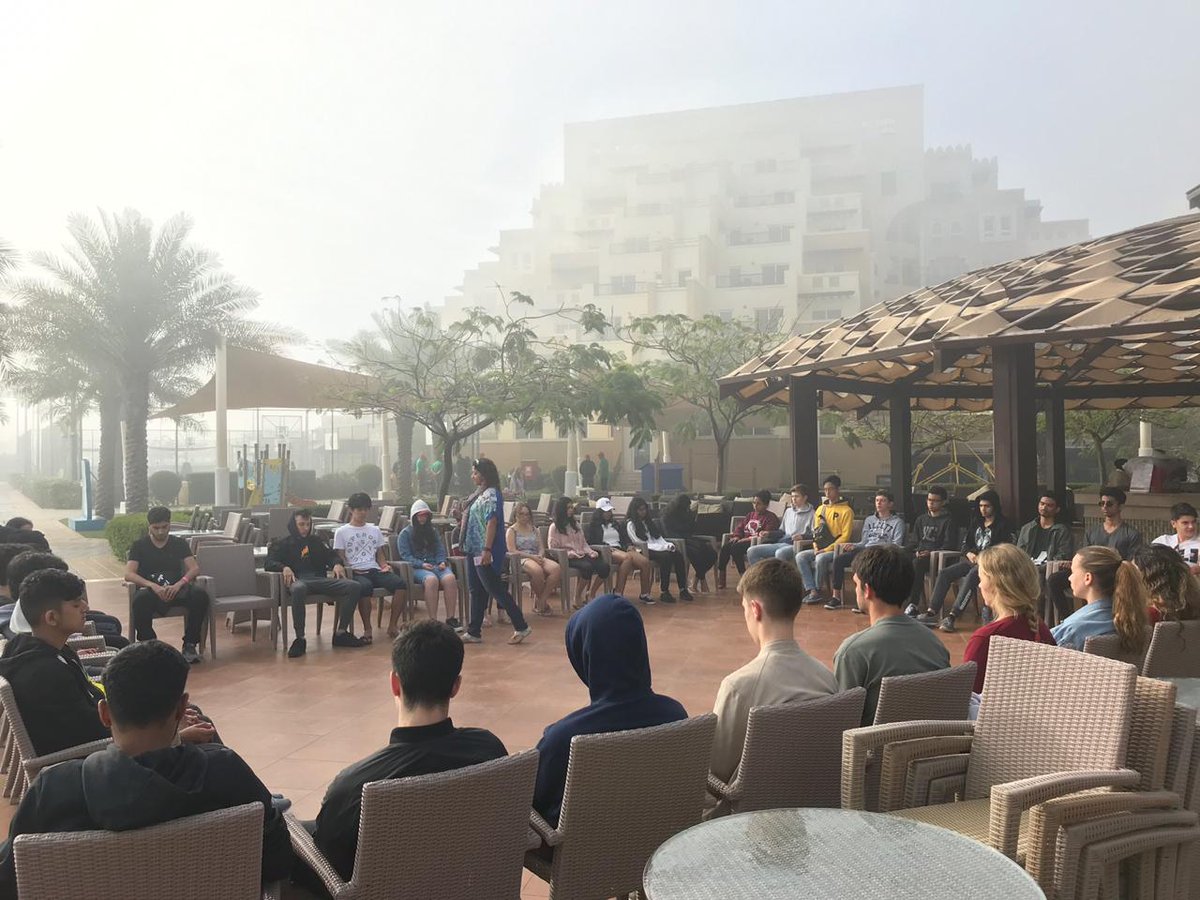RWA_IBDP's tweet photo. Our Grade 12s getting the job done in RAK.....work and play in perfect balance. Thank you to Mrs Kaur, Ms Sulakshana, Mr O'Mahony and Mr Keating for spending this important time with them. #RWAibdp #RWAgrade12 #RWAwellbeing https://t.co/FvxebCifIA