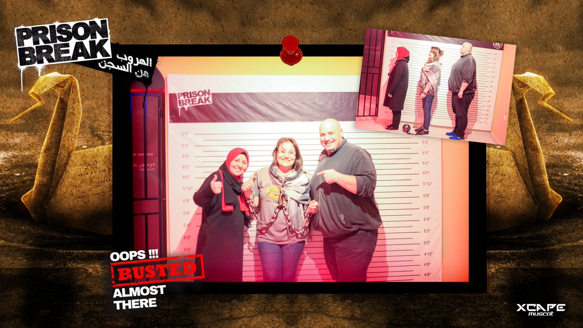xcapemuscat's tweet photo. Thank you to our lovely Xcapers, awesome Job.
Looking for something to do with the family or friends on this weekend? Take them to @xcapemuscat! Our escape rooms are fun for the whole friends! You can book by our phone call or what’s app service through the link in our bio! https://t.co/u7lx3dVdcp