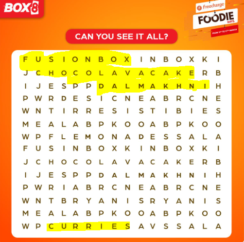 Jiteshkjaiswal's tweet photo. @BOX8_in Love the food &amp; quirky packaging! #Box8spotted 

FUSION BOX 
CHOCOLAVA CAKE 
DAL MAKHNI
LEMONADE
CURRIES

Join in 
@traveladdict07 
@shilpipaul80
@DeliBae_li

#Contest #Gurgaon #Desimeals https://t.co/YjYKSL7czF