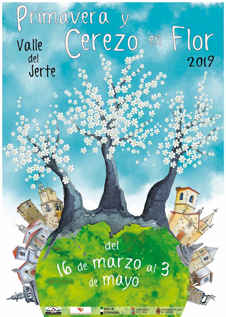 #ValledelJerte I Toda la programación para el Cerezo en Flor 2019....Actividades del 16 Marzo al 3 de Mayo y ya puedes disfrutar de la flor!! #FiestaInteresTuristicoNacional #Extremadura bit.ly/2EXbNe1