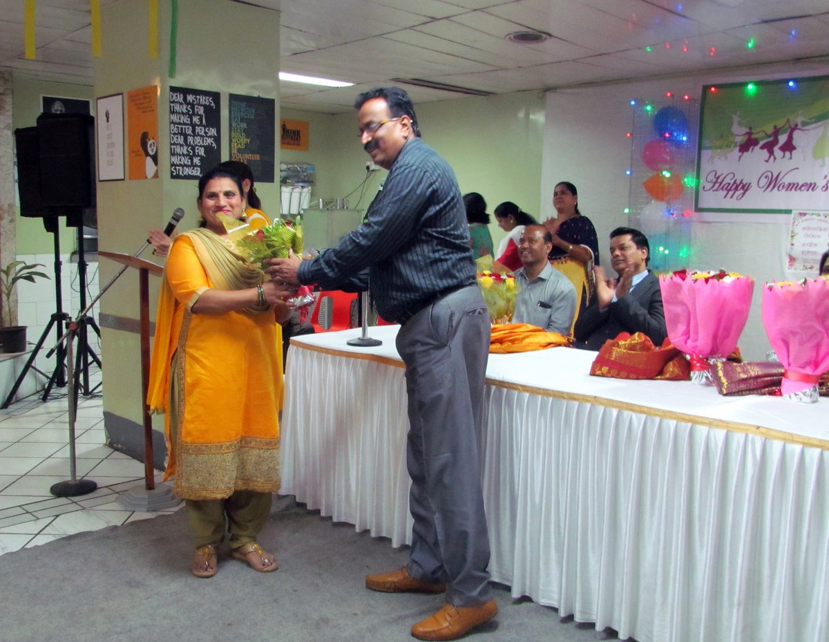 skychef756's tweet photo. Celebrating International Women's Day 2019 at Ambassador's Sky Chef, Mumbai, the occasion was inaugurated by Ms. Anupama. J. Pardesi - Manager Catering Air India and Ms. Sonia Sunil - Advocate Bombay High Court https://t.co/JbMMkVoxMB