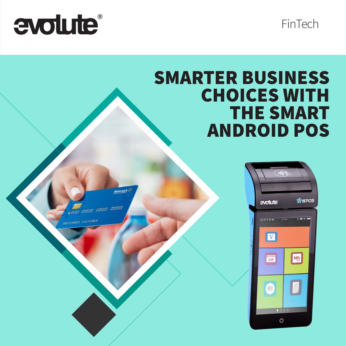 EvoluteGroup's tweet image. Our Android POS makes retail transactions effortless by pairing seamlessly with all our Biometric devices for AEPS transactions. 
Know more at evolute.in
 #evoluteIndia #evoluteglobal #fintech #quickerpayments #smartandroidpos #smartpayments