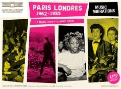 Le Musée de l'histoire de l'immigration (MNHI) propose Paris-Londres Music Migrations, un parcours immersif et chronologique pour traverser trois décennies décisives de l’histoire musicale de Paris et de Londres des années 1960 à la fin des années 1980. buff.ly/2JlDCRs