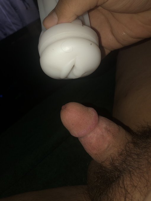 About to have sum fun with the toy?? watch my videos on #pornhub Link in the bio #Fleshlight #fleshlightfuck