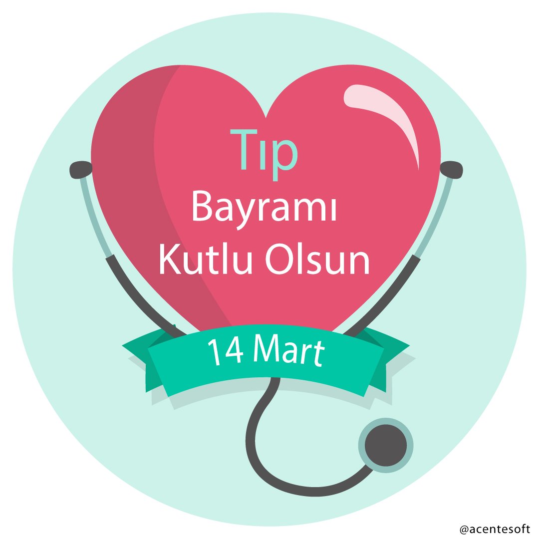 acentesoft's tweet photo. 14 Mart Tıp Bayramı Kutlu Olsun!

#14mart #TıpBayramı #saglik https://t.co/TGyaAx4FoQ
