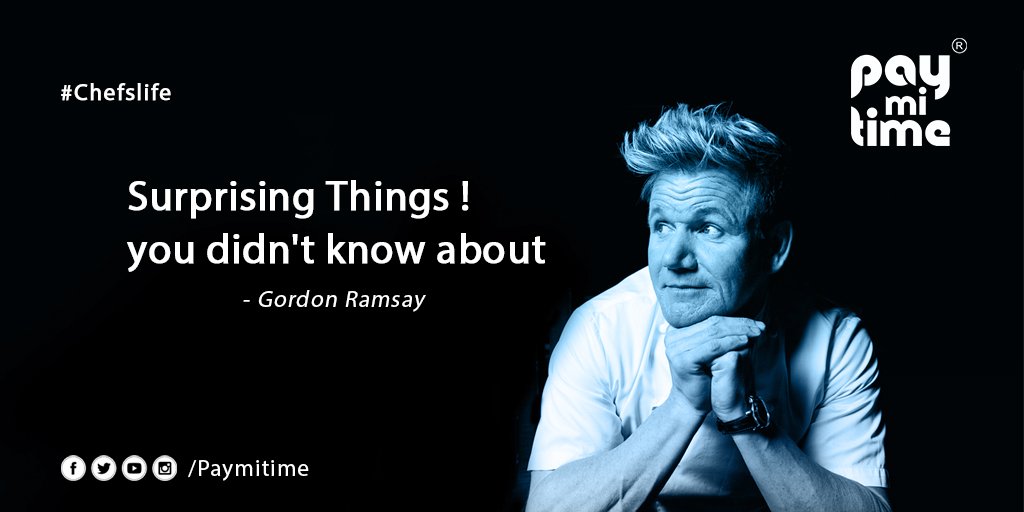 paymitime's tweet photo. #chefslife
Surprising things you didn't know about gordon Ramsay.

Click here to know more - https://t.co/i95V1p5Oey https://t.co/JopzXxi48j
