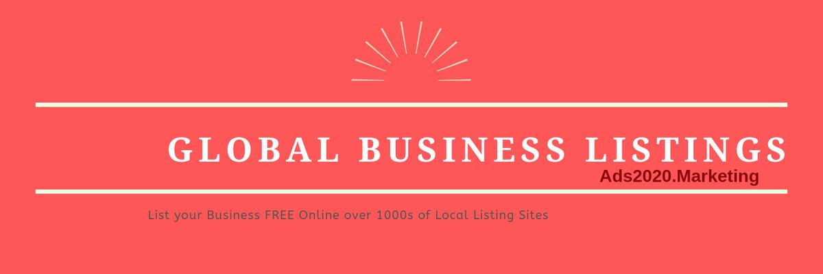 ListingGlobal's tweet photo. Country wise Business Listing Sites- List your Business FREE Online over 1000s of Local Listing Sites for SEO &amp; Digital Marketing.
https://t.co/G8XluRli1l

#addurl #submission #localseo #citation #directorysites #directories #list #top100 https://t.co/oQGd1sd9nt