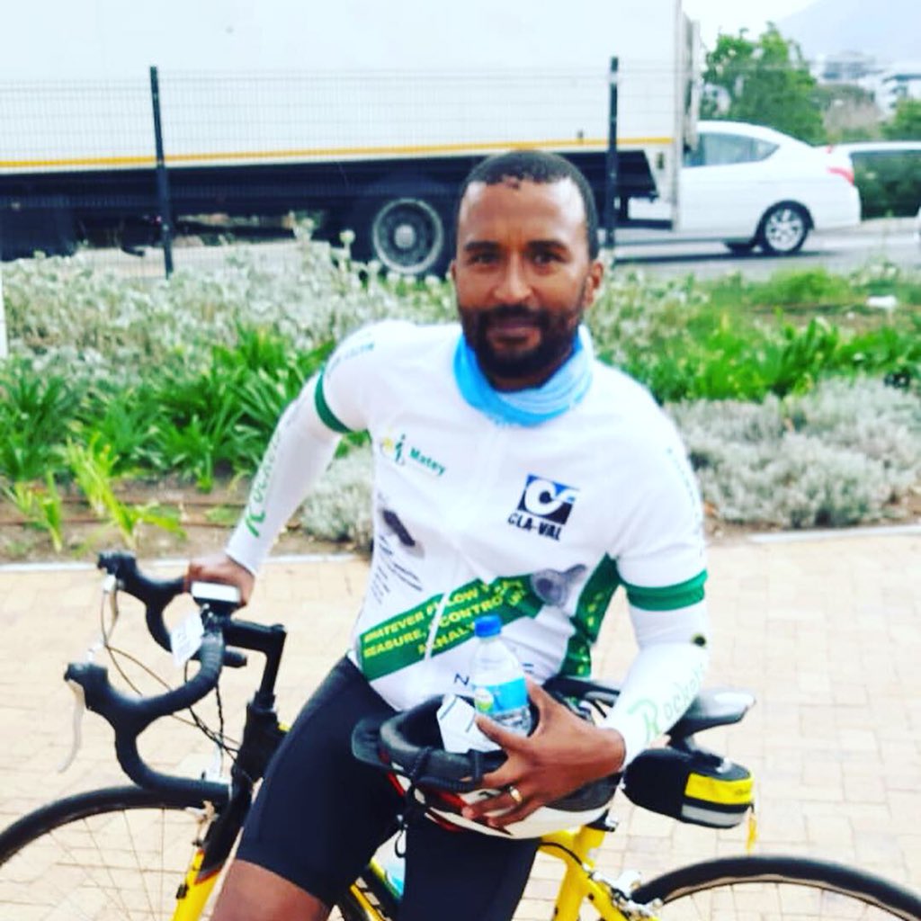 MateyService's tweet photo. On top of the amazing work we do, we try keep an active lifestyle. Well done to our teammate Motsomi who participated in the Cape Town Cycle Tour. 
#2019CapeTownCyclingTour
#CapeTownCyclingTour2019
#CapeTownCyclingTour
#MenWhoCycle
#ThrowbackThursday #TBT https://t.co/vhEwZU2XDC