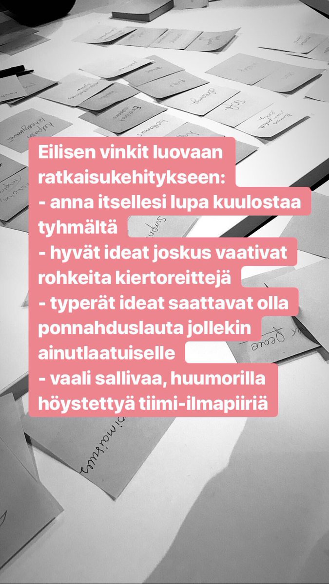 PsyhackFIN's tweet photo. Eilen illalla @AchievelyCo oli antamassa viime hetken sparrausta luovaan ongelmanratkaisuun. Opimme, että timanttiset ideat voivat löytyä outojenkin kiertoreittien kautta! https://t.co/4L0lGpcrTu