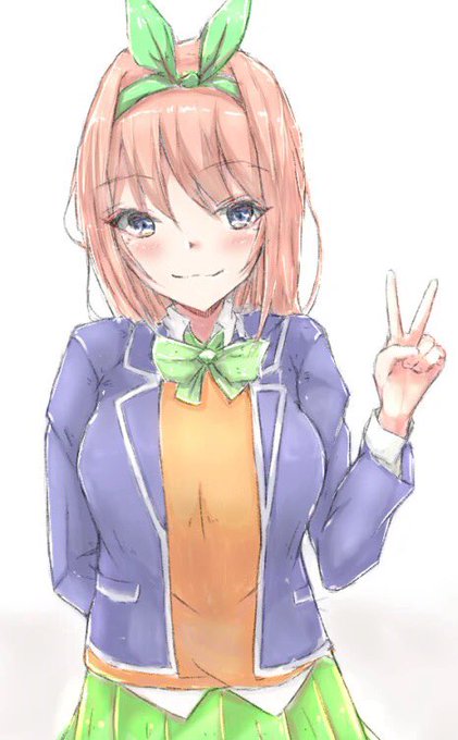 だっくさんがTwitterに投稿した中野四葉(五等分の花嫁)のイラスト。