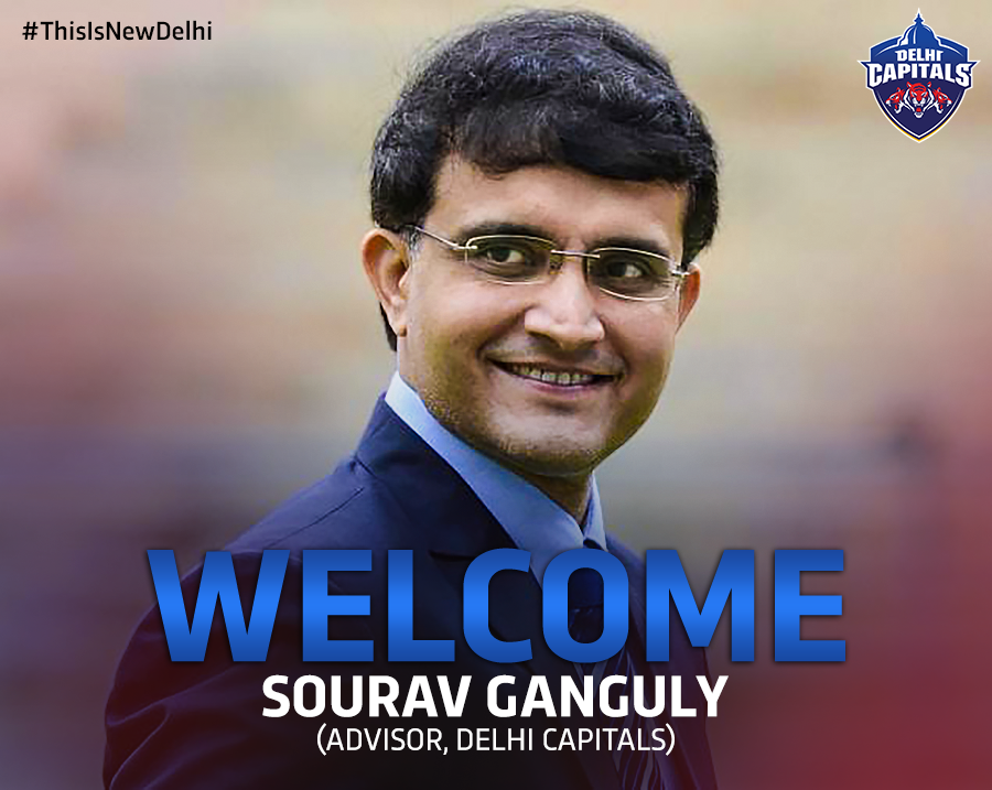 DelhiCapitals's tweet photo. BREAKING: Tigers, say hello to our Royal Bengal Tiger! 

We're delighted to welcome @SGanguly99 to Delhi Capitals, in the role of an Advisor. 

#ThisIsNewDelhi #DelhiCapitals https://t.co/TUt0Aom5MR