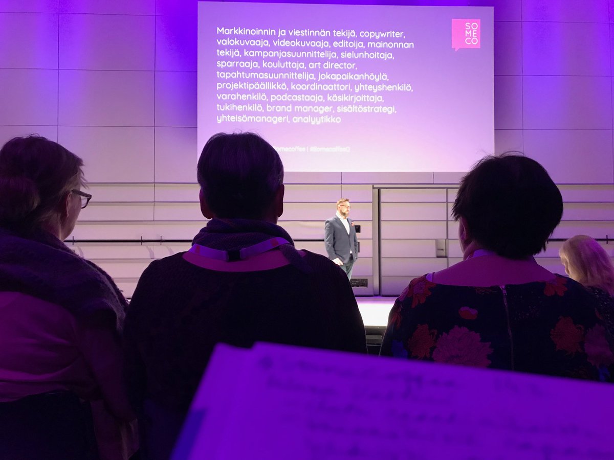 ⁦<a href="/liljajan/">Jani Lilja ☕️</a>⁩ kuvaa mainiosti markkinointiviestijän toimenkuvaa 👍 #somecoffee