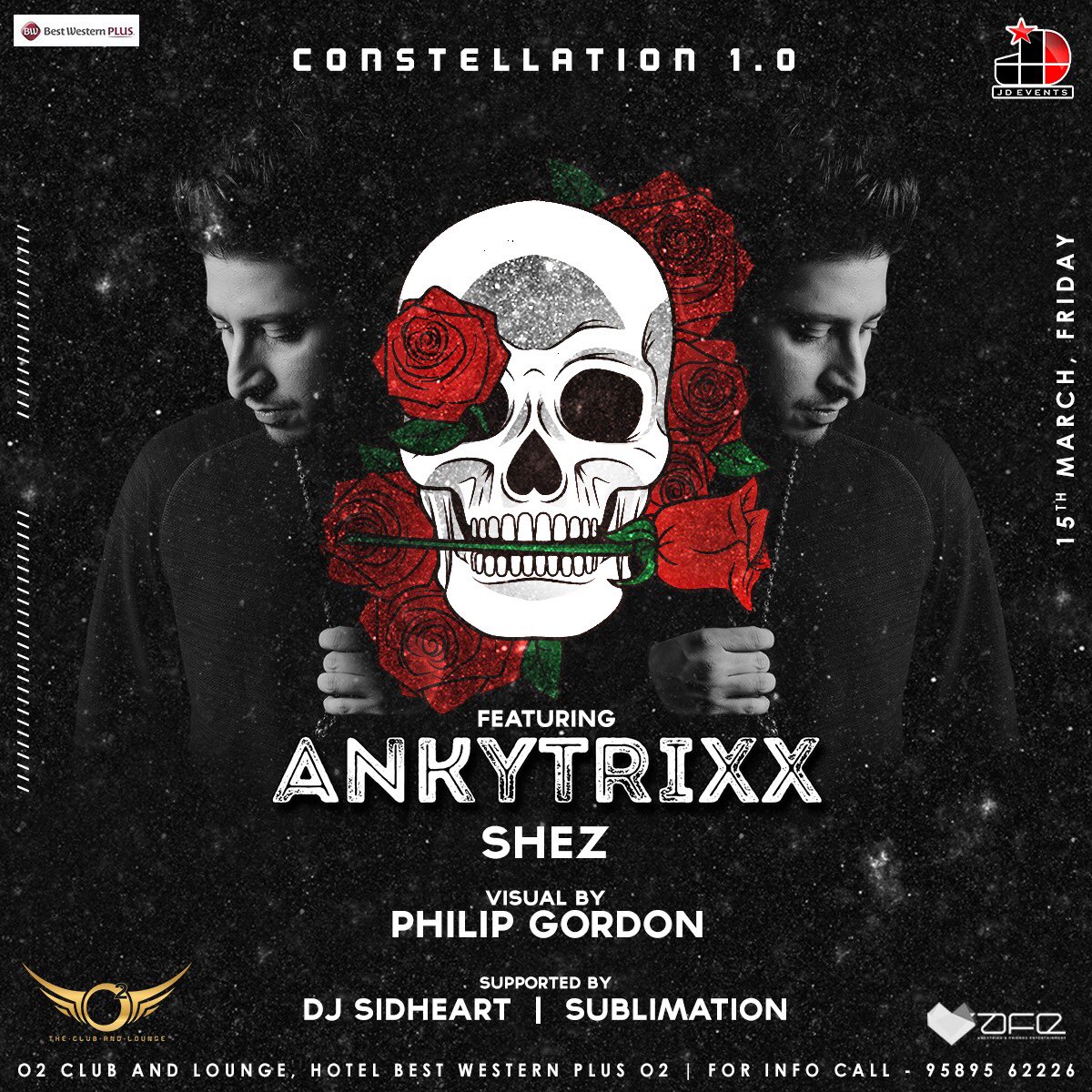 Coming back to the city of good times &amp; royal hospitality - #Indore! 

Can’t wait to unfold a special audio-visual musical chapter this Friday the 15th of March! 

Constellation 1.0 at <a href="/o2thelounge/">O2 the lounge</a> with <a href="/iamjiggi/">jignesh soni</a> 🎉🖤🎊🎏