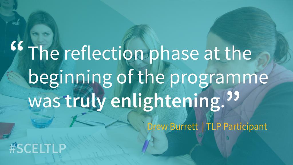 The Teacher Leadership Programme is for classroom teachers. As a participant, you will engage with tasks which will support you to take an enquiring approach to leading an aspect of practice in your context. Apply before the end of March 2019: bit.ly/2Ne5tRS #SCELTLP