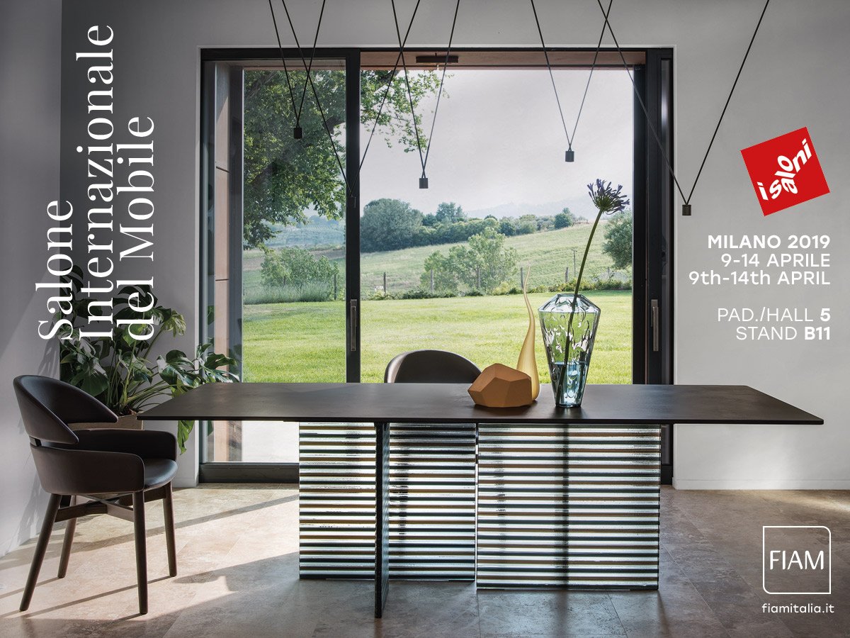 Fiam Italia (@fiamitalia) on Twitter photo Are you ready for the 58th edition of <a href="/iSaloniofficial/">Salone del Mobile</a>?
Keep in touch to discover more about it!
#fiamitalia #SalonedelMobile2019 #SdM #MilanoDesignWeek2019 #culturadelvetro Are you ready for the 58th edition of <a href="/iSaloniofficial/">Salone del Mobile</a>?
Keep in touch to discover more about it!
#fiamitalia #SalonedelMobile2019 #SdM #MilanoDesignWeek2019 #culturadelvetro