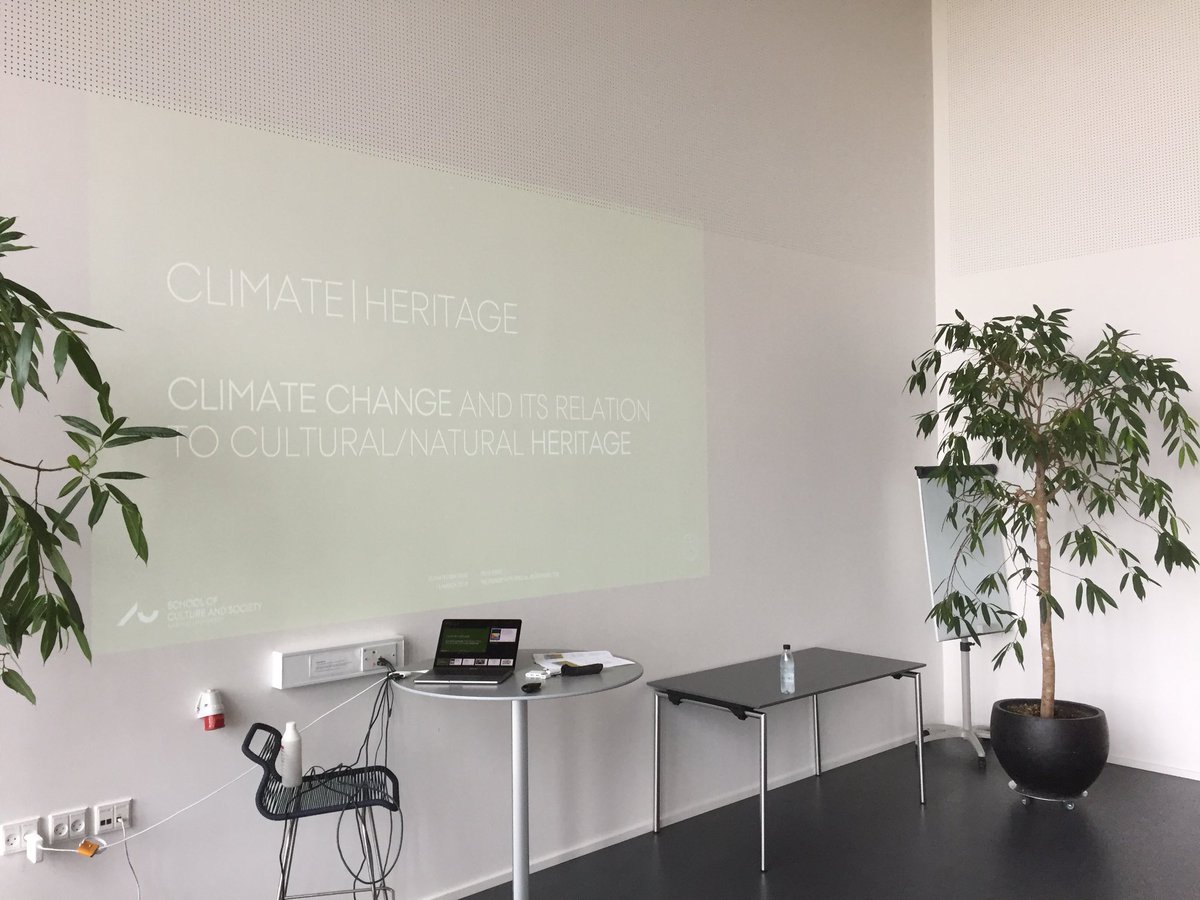 ARCHAEOfelix's tweet image. The calm before the storm. Our @ceh_aarhus @AU_Archaeology @MuseumMoesgaard #c2ccc workshop on heritage and climate change is about to kick off, with keynotes by @marcyrockman @DollyJorgensen et al.!