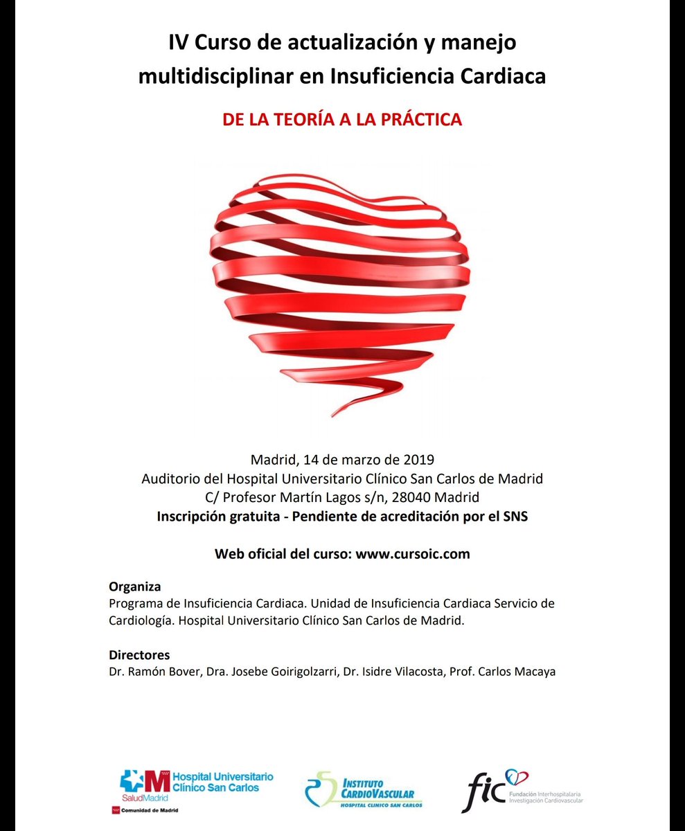 Ramon Bover (@ramonbover) on Twitter photo Comienza el #CursoClinicoIC19!!! Gracias a todos los asistentes, ponentes y a los patrocinadores. Todos lo han hecho posible!! <a href="/mendez_bailon/">Manuel Méndez</a> <a href="/fjjms/">FJ Martín Sánchez</a> <a href="/jgoiriart/">Josebe Goirigolzarri</a> Comienza el #CursoClinicoIC19!!! Gracias a todos los asistentes, ponentes y a los patrocinadores. Todos lo han hecho posible!! <a href="/mendez_bailon/">Manuel Méndez</a> <a href="/fjjms/">FJ Martín Sánchez</a> <a href="/jgoiriart/">Josebe Goirigolzarri</a>