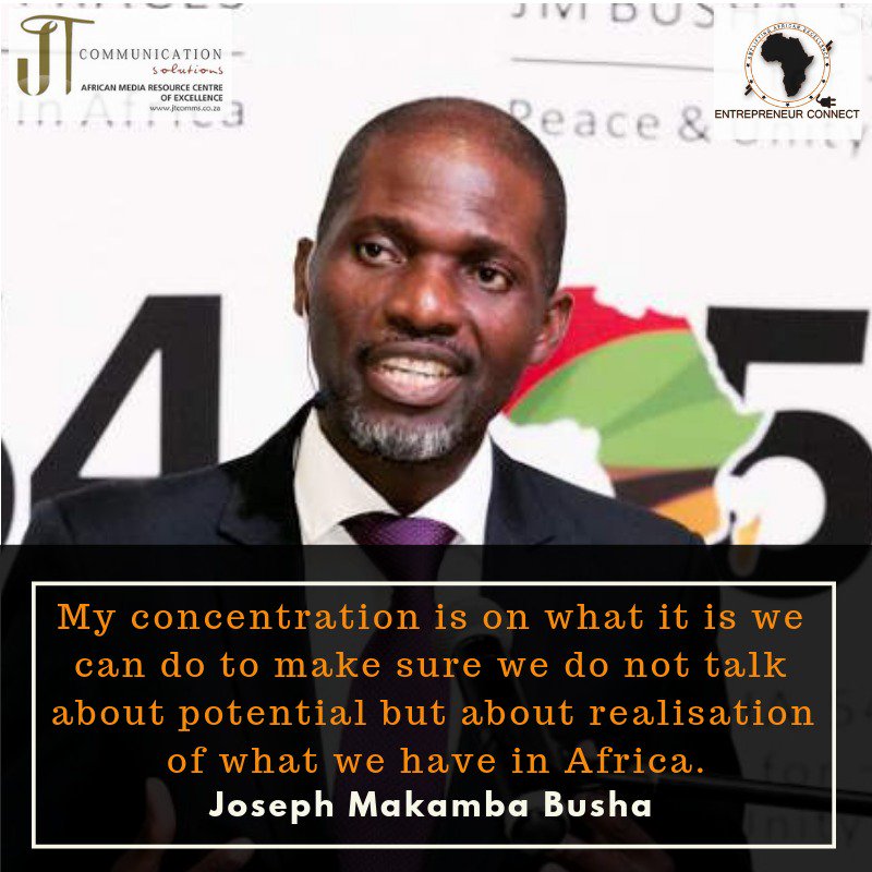 ECAfrica_'s tweet photo. #ECAfrica100 day 24 with @JMBushaOfficial from @JMBusha &amp; @JMBUSHA54 on @AfricaBizRadio . 
"The biggest challenge is that most lack a shared vision to grow Africa's economy. "
@vanessaperumal @mutambaholdings @jtcomms @jmbusha54 @FreeZimCongress @isabelrudo https://t.co/twxWIhlRMn