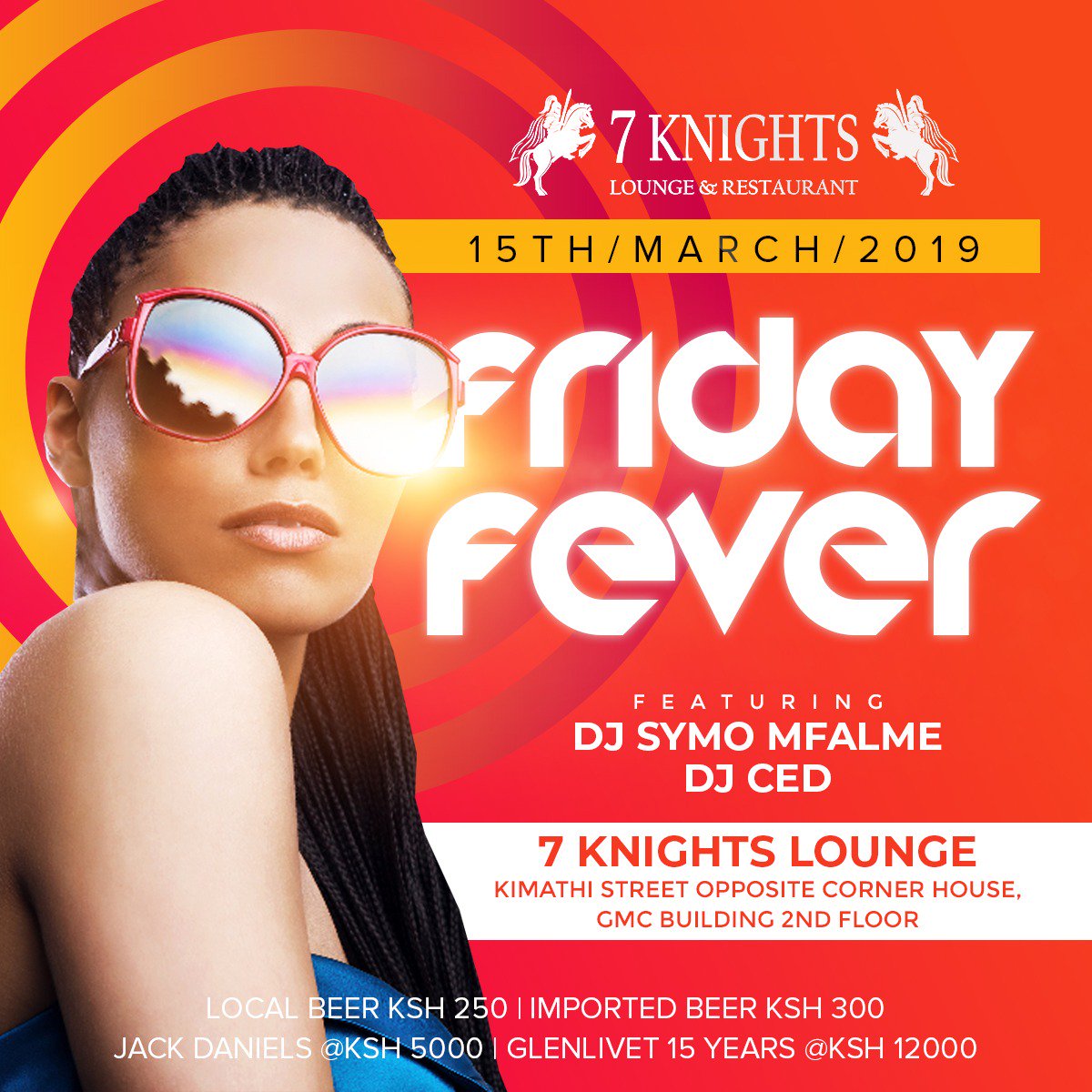 7knightslounge's tweet photo. Welcome to 7 Knights lounge and restaurant every Friday for Friday Fever diagnosis!

Local Beer @KSH 250 
Jack Daniels @ KSH 5000

#7knightslounge
#kenya
#nightclub 
#OnePlanetSummit
#ThursdayThoughts
#WorldKidneyDay
#TopscientisttoProphet
#TatuForBig4Agenda https://t.co/g3Zjmy2efY