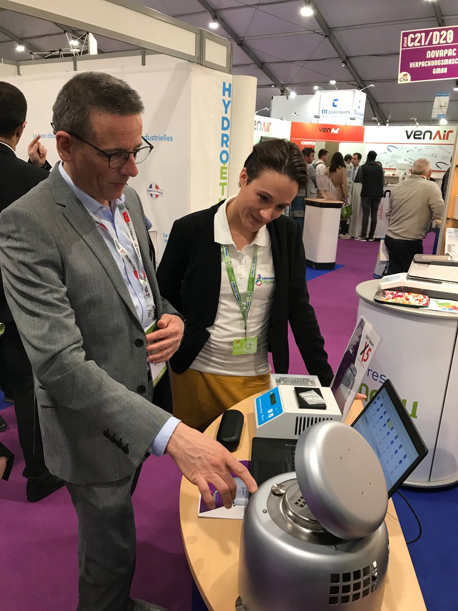 Retour sur la journée d’hier : une présentation de notre nouvel appareil la PCR Bax® X5. Un système idéal pour la détection des pathogènes alimentaires. Retrouvez-le sur notre Stand C21.D20 – Hall 06 !