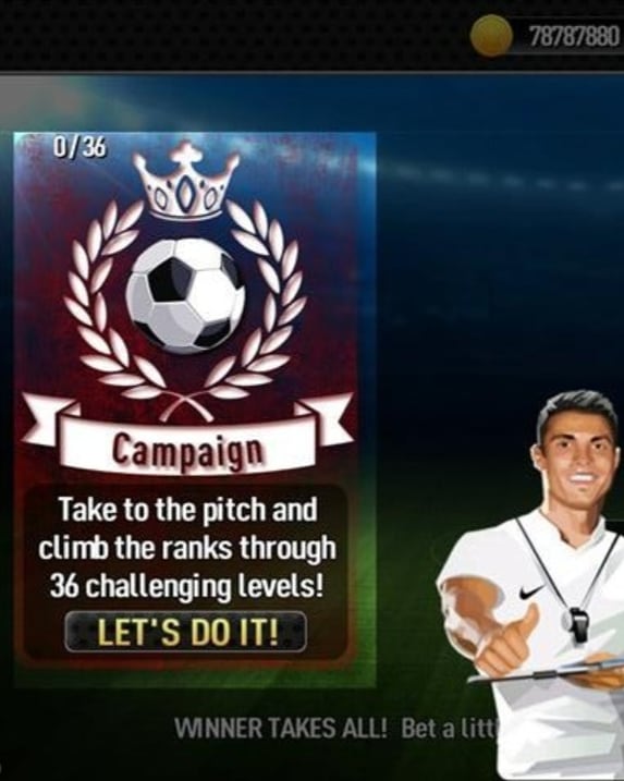 gameplus_ng's tweet photo. Play RONALDO FOOTY this fierce football tournament on Game+. Send GAME to 2200 now and start enjoying. #gameplus #goat #ronaldo https://t.co/mVtnuDBdH8
