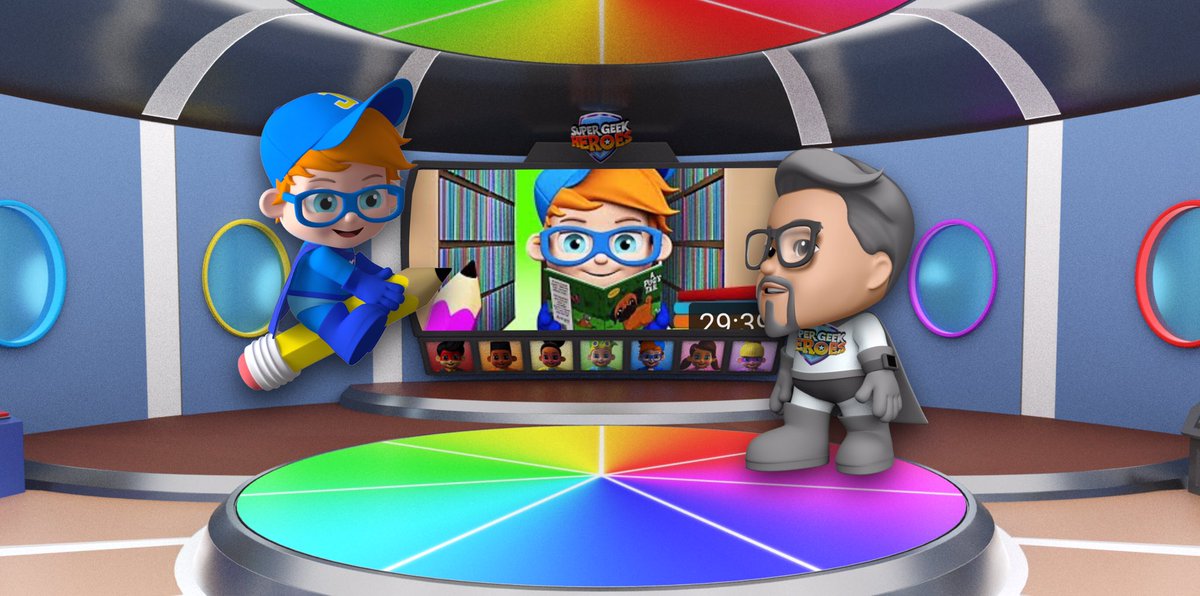 DavLawJones's tweet photo. So much fun celebrating literacy in schools with Jake Jotter @apugstail @supergeekheroes #worldbookday2019 #literacy #readingrocks #earlyyears https://t.co/feMAYuMR5v