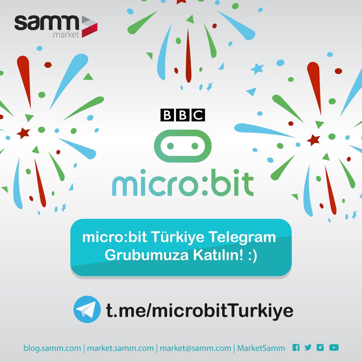 #microbit Türkiye telegram grubumuza katılın! 🎈

Link: buff.ly/2XTf05T