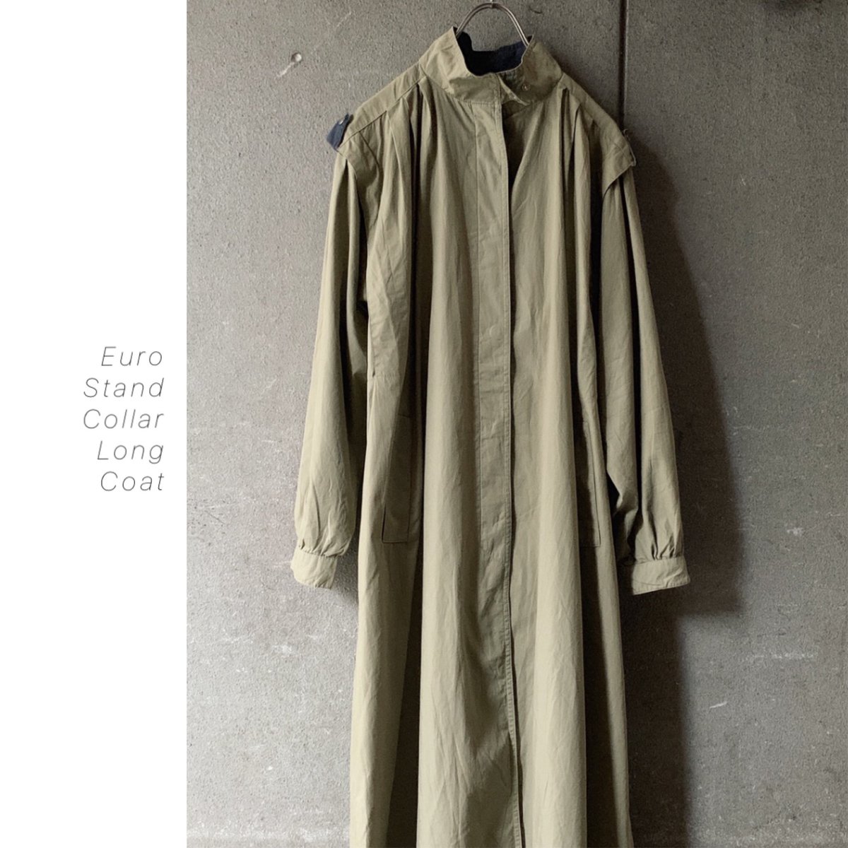 taffee_shop's tweet photo. #europe
#standcollar
#longcoat 入荷☆
ベージュカラーにネイビーの
差し色が良い雰囲気の
ユーロデザインコート♫
ギャザーがフロント&バックに
入って好シルエット◎
#Taffee #宮崎 #古着 #スプリングコート #スタンドカラーコート #ロングコート #古着mix https://t.co/1Cym1Hl6He