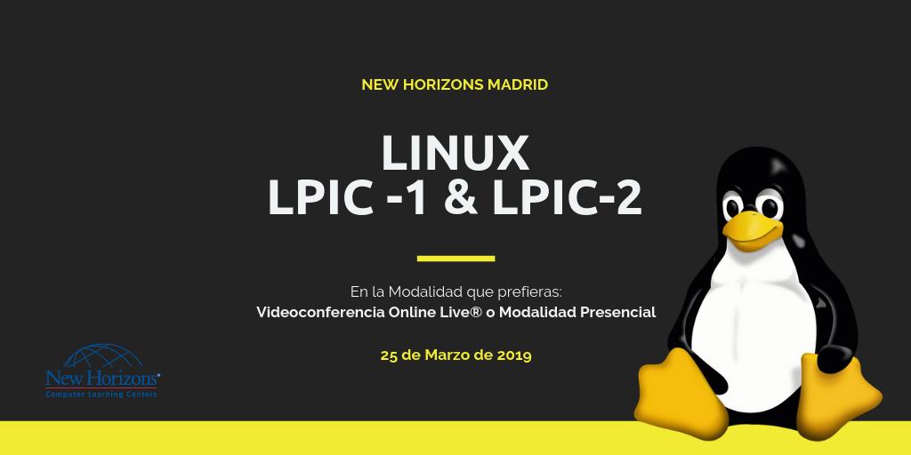 NewHorizons_Mad's tweet image. Tanto si deseas iniciar tu carrera en el ámbito de la Administración de Sistemas #Linux, como si deseas adquirir conocimientos avanzados de alcance corporativo, te ofrecemos el #cursoLinux que mejor se adapte a tus necesidades. Contáctanos para más info: bit.ly/LinuxNewHorizo…