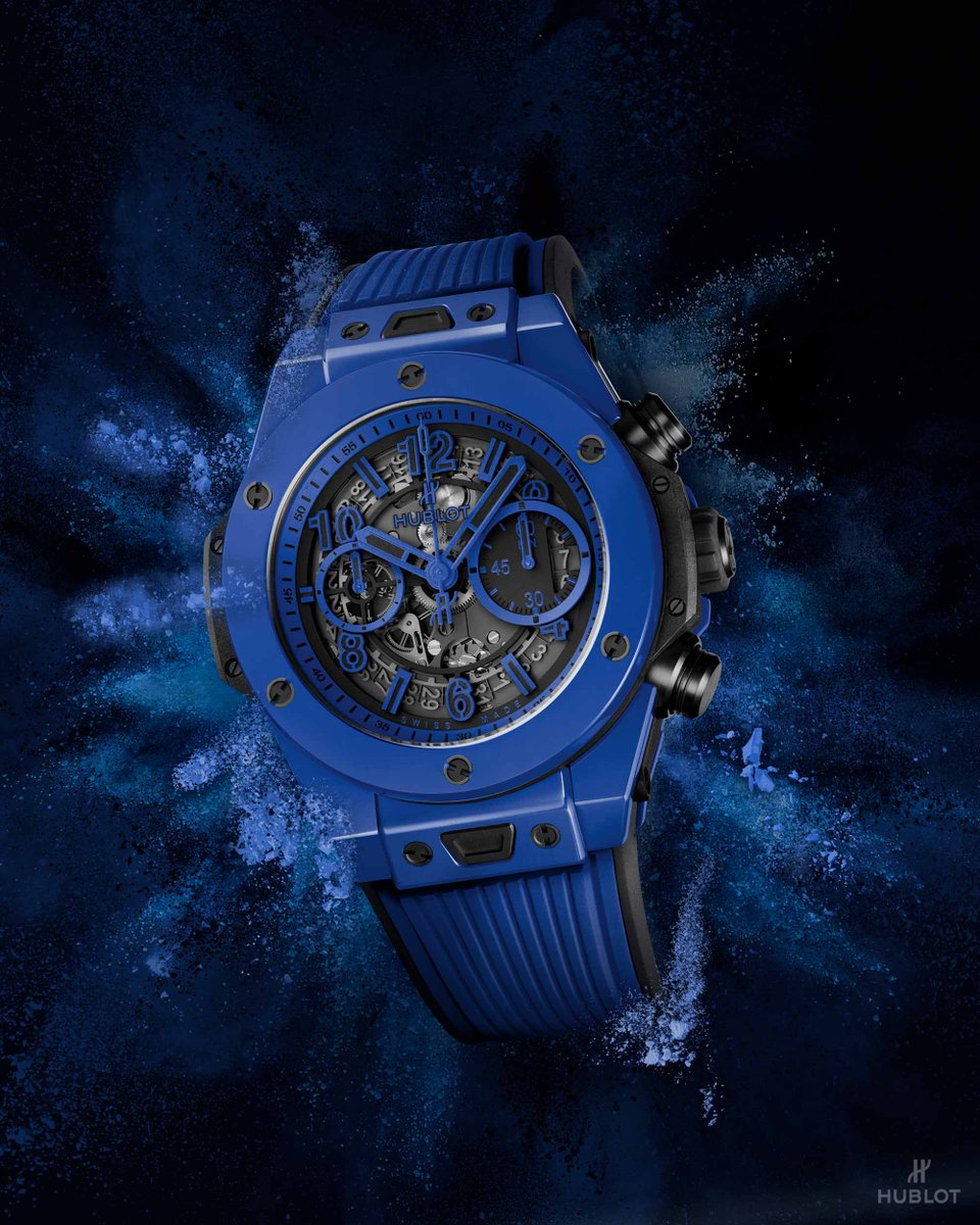 hublot blue ceramic