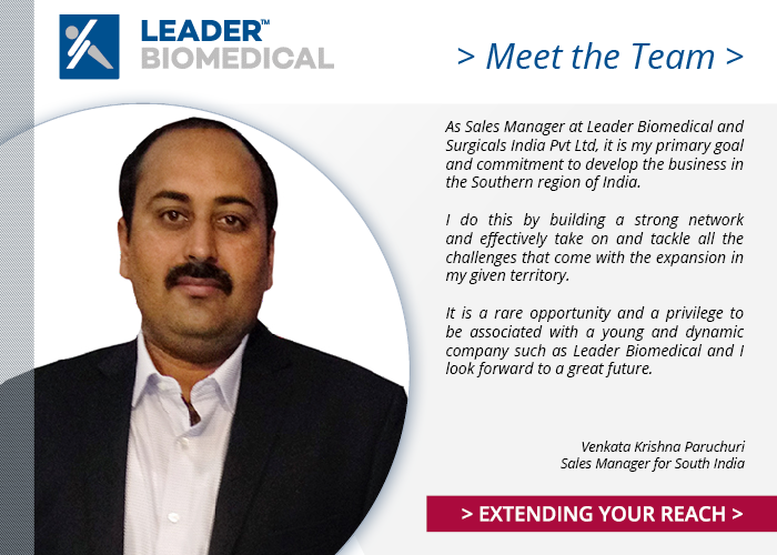 LeaderBiomed's tweet photo. Meet Venkata, our goal oriented South India Sales Manager who is committed to developing the regional business by tackling the challenges that come with territory expansions. #WeAreLeader #MeetTheTeam #ExtendingYourReach https://t.co/O2o9jOwBMH