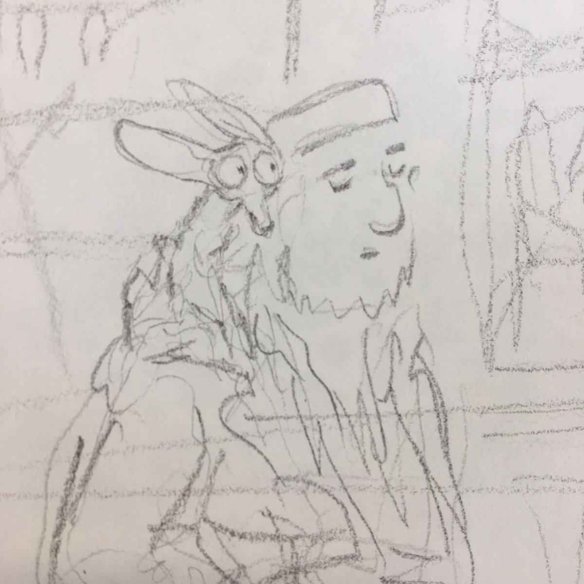 Les crayonnés du Chat du rabbin 9 par @joannsfar 